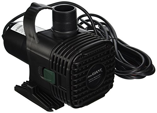 Little Giant F20-2700 566725 Wet Rotor Pond Pump with 20-Feet Cord, 2700GPH