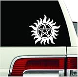 Anti Possession Symbol Decal Sticker Supernatural for Car Windows Truck Room Catholic Voodoo Demons (5.5