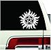 Anti Possession Symbol Decal Sticker Supernatural for Car Windows Truck Room Catholic Voodoo Demons (5.5" inches (White)
