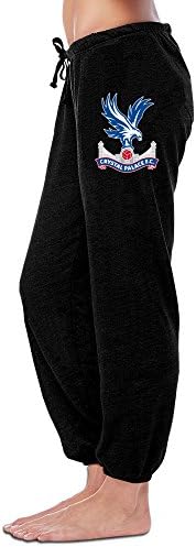 Dalymz Women's Crystal Palace Football Club Sweatpants Custom O Neck L Black