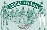 Napoleonic Wars British Army 95th Rifles (20) 1/32 Armies in Plastic