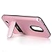 Gotd Protective Case Stand Cover for LG Aristo LV3 V3 MS210 LG M210 LG MS210 LG K8 (Rose Gold)