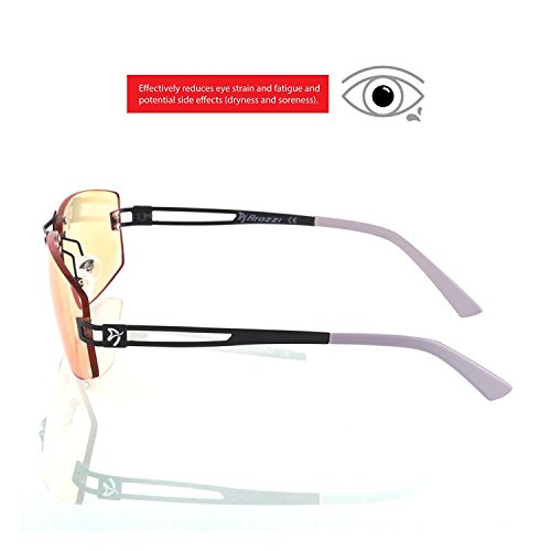 Arozzi Visione VX-600 Computer gaming glasses - Anti-glare, UV and Blue light protection, Eye strain relief, Comfortable gaming - Thumbnail 2