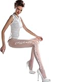 Wedding Collection Fancy Patterned Tights Charme 05 for Women by Gabriella