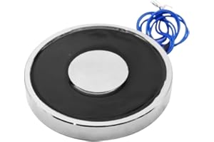 TOMSHIELE 70 x 10mm 200N DC12V Electric Lifting Magnet Electromagnet Solenoid Lift Holding Electric Magnet for Lifting