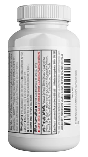 Health Pharma Aspirin 81 mg (1000 Enteric Coated Tablets) | Adult Low Dose Strength Pain Reliever (NSAID) | Safe Pain Relief for Minor Aches and Pain | Value Pack Generic
