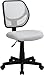 Flash Furniture Neri Low Back White Mesh Swivel Task Office Chair