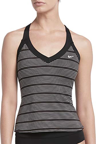Nike Women's 6:1 Heather Stripe V-Neck Tankini