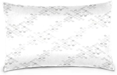 WDYSECRET Gray Rubik's Cube Cotton Throw Pillow Case Vintage Cushion Cover 20x26