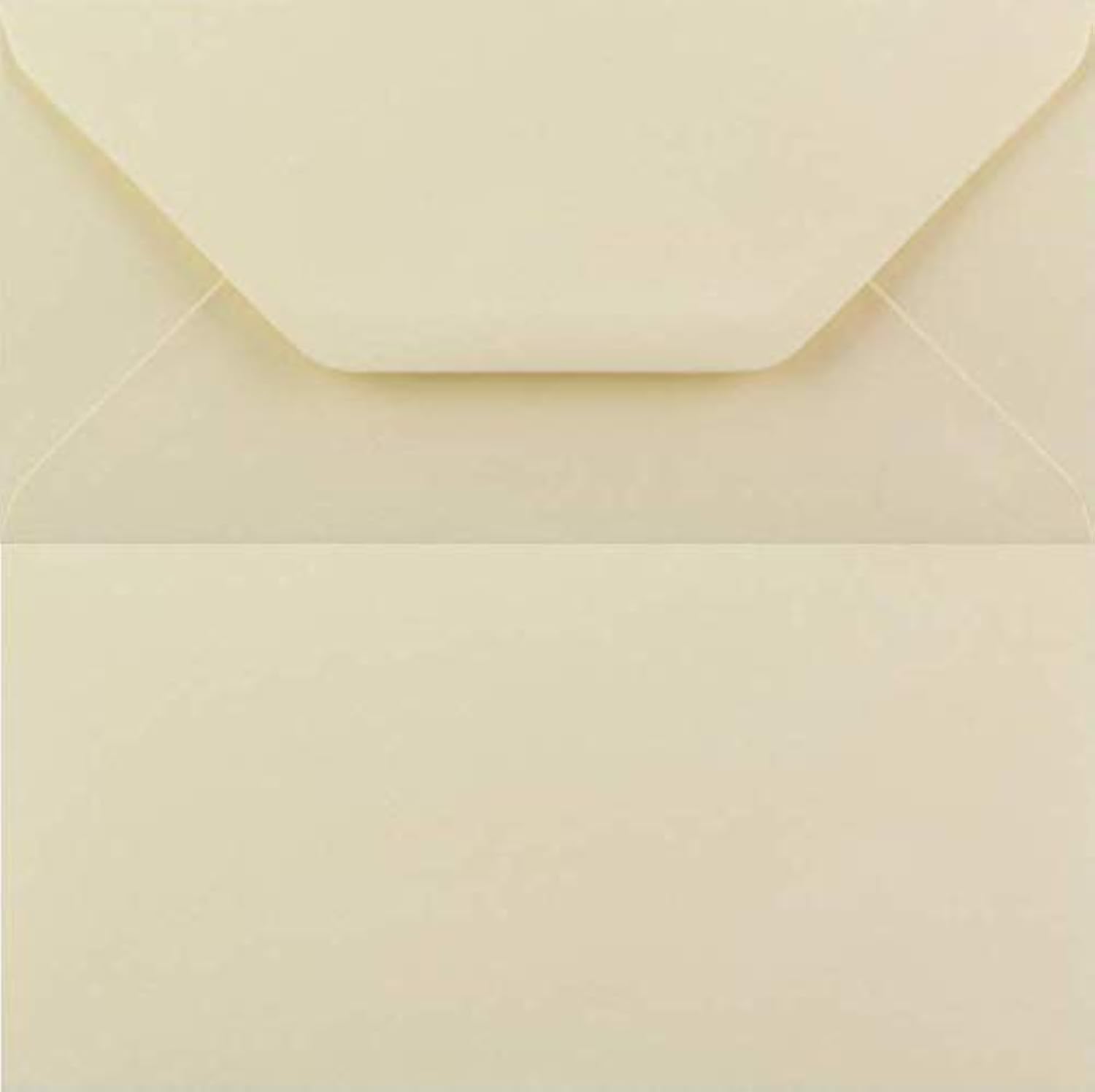 DL Coloured Envelopes for Greeting Cards Wedding Invitations & Crafts (110x220mm) Pack of 100 (Cream) — image 1