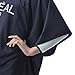 Salon Professional Hair Styling Cape, Colorfulife Hair Cutting Coloring Cape Polyester Pongee Hairdresser Wai Cloth Barber Gown Home Camps & Hairdressing Wrap Capes B007 (Black)