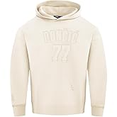 Pro Standard Mens NBA Los Angeles Lakers Luka Doncic #77 Neutral Player Pull Over Hoodie Eggshell 2Xl