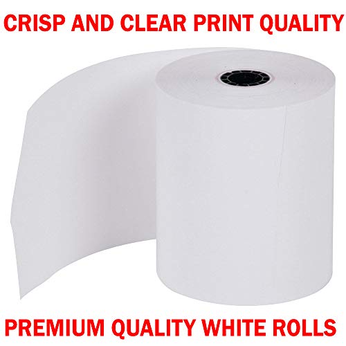 Thermal paper roll 3 1 8' x 230 POS-X XR500 thermal receipt printer (50 Rolls) BPA Free Made in USA From BuyRegisterRolls.