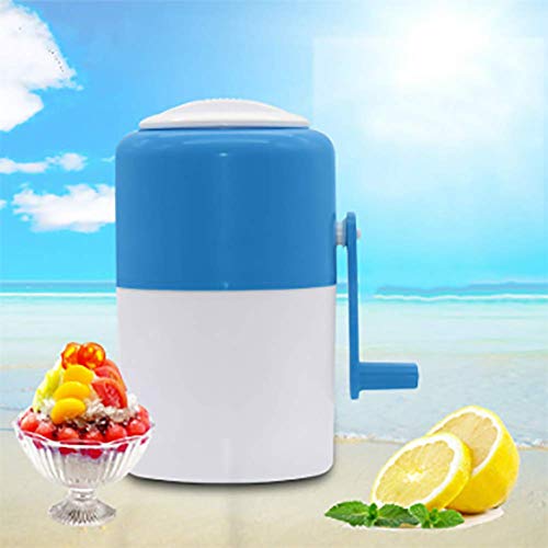 Eiscrusher Maschine, Mit 4 Edelstahlklinge ABS PP Eiszerkleinerer ideal für Softdrinks Cocktails oder kalte 14.5 X 22.5… – Bild 5