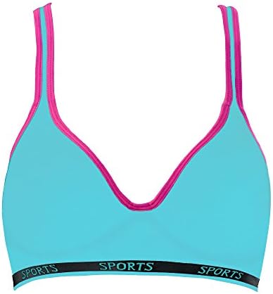 Women Bras Sports Sexy Bra Lake Blue 36