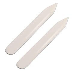 WUTA Bone Folder Genuine 2Pcs Cattle Bone Paper