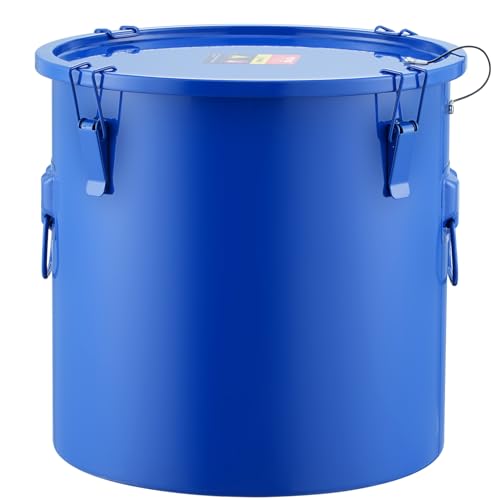 VEVOR Fryer Grease Bucket, 10 Gal Oil Disposal Caddy Carbon Steel Fryer