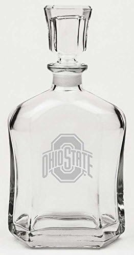 Ohio State Crystal Whiskey Decanter