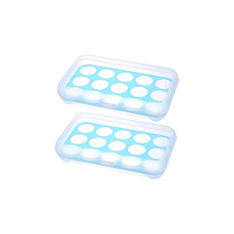 Eierhalter, Xaoyaya Eieraufbewahrungsbehälter für Kühlschrank