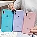 iPhone Xs Max Clear Case,Matte Shock-Absorption Bumper Edge Silicone TPU Soft Gel Phone Cover for Apple iPhone Xmax 6.5
