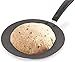 GD Non-Stick Chapati Tawa/Roti Tawa/Paratha Tawa, Aluminium 2.6 MM with Free Wooden Spatula & Scrubber (275MM)