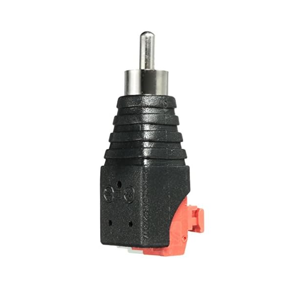 Speaker-Wire-Cable-To-Audio-Male-Rca-Connector-Adapter-Convertor