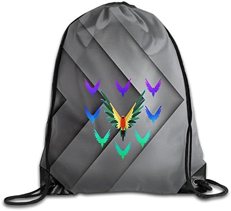 Logan Paul's Parrot Logo Bag, Maverick Design Sport Gym Sack Drawstring Backpack Bag Drawstring Bag