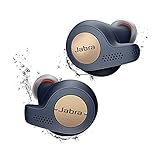 Jabra Elite Active 65t Earbuds - True Wireless Earbuds with Charging Case, Copper Blue - Bluetooth Earbuds with a Secure Fit and Superior Sound, Long Battery Life and More