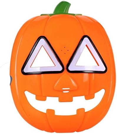 SPARIK ENJOY (TM) Halloween Pumpkin LED Flash light Mask With Sound Glow Eye Halloween Party Costume Decorations ( Pumpkin )