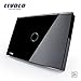 LIVOLO Black US/AU Standard Wireless Remote Control Home Wall Light Switch,110~250V/50~60Hz,1 Gang 1 Way, C301R-82