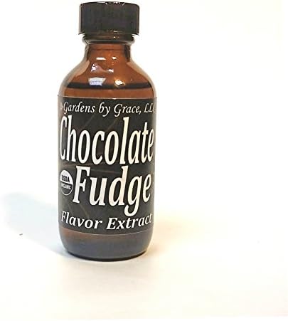 Organic Flavor Extract Chocolate Fudge | Use in Gourmet Snacks, Candy, Beverages, Baking, Ice Cream, Frosting, Syrup and More | GMO-Free, Vegan, Gluten-Free, 2 oz