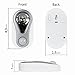 LEDNEAT LED Motion Sensor Light - Battery-Powered Motion-Sensing Night Light for Hallway, Bathroom, Closet, Bedroom, Kitchen, Attic, Etc - Motion Activated Cordless Light for Indoor & Outdoor (White)