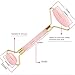 Jade Roller, Jade Roller for Face, Jade Facial Roller, Anti Aging Jade Roller Therapy 100% Natural Jade Facial Roller Double Neck Healing Slimming Massager