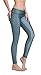 Jescakoo Girl's Cute Printed Fish Scale Mermaid Leggings for Yoga Gym Wear 20L