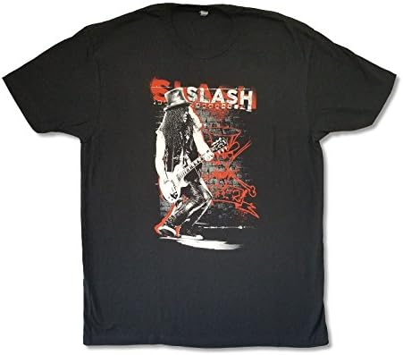 Slash Alley 2015 Tour SE-CA Black T Shirt GNR Guitar