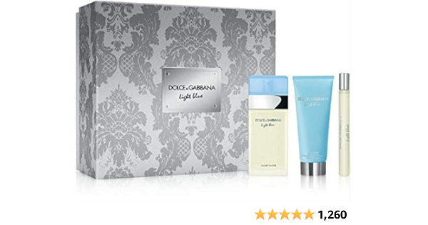 light blue intense gift set