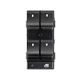 Driver Side Power Window Master Control Switch, Fit for Chevy Silverado GMC Sierra Traverse Yukon Hhr Buick Enclave, OE# D1954F 25789692 20945129