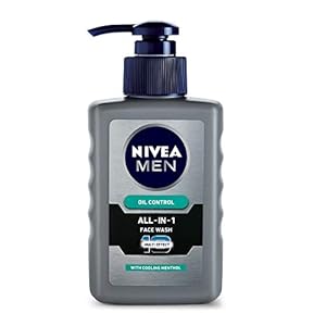 Nivea Men Face Wash, Oil Control For 12Hr Oil Control With 10X Vitamin C Effect, 150 ml