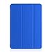 KHOMO iPad Mini 1 2 3 Case - Dual Series - Ultra Slim Twill Blue Cover with Auto Sleep Wake Feature for Apple iPad Mini 1st, 2nd and 3rd Generation