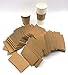 [850 COUNT]Harvest Pack Coffee Sleeves, Disposable Corrugated Brown Kraft Durable Paper Cup Sleeves, Fits 12/16/20/24 oz Cups, Recyclable Cup Sleeve Holder, Hand Protector for Coffee, Tea or Hot Drink