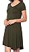 Newbely Womens Casual Dresses for Women Juniors Long Sleeve Tshirt Tunic Dress for Women