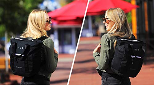 nylon convertible backpack tote