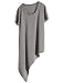 JOLLYCHIC Women's Irregular Loose T Shirt Dress Oversized Long Tunics