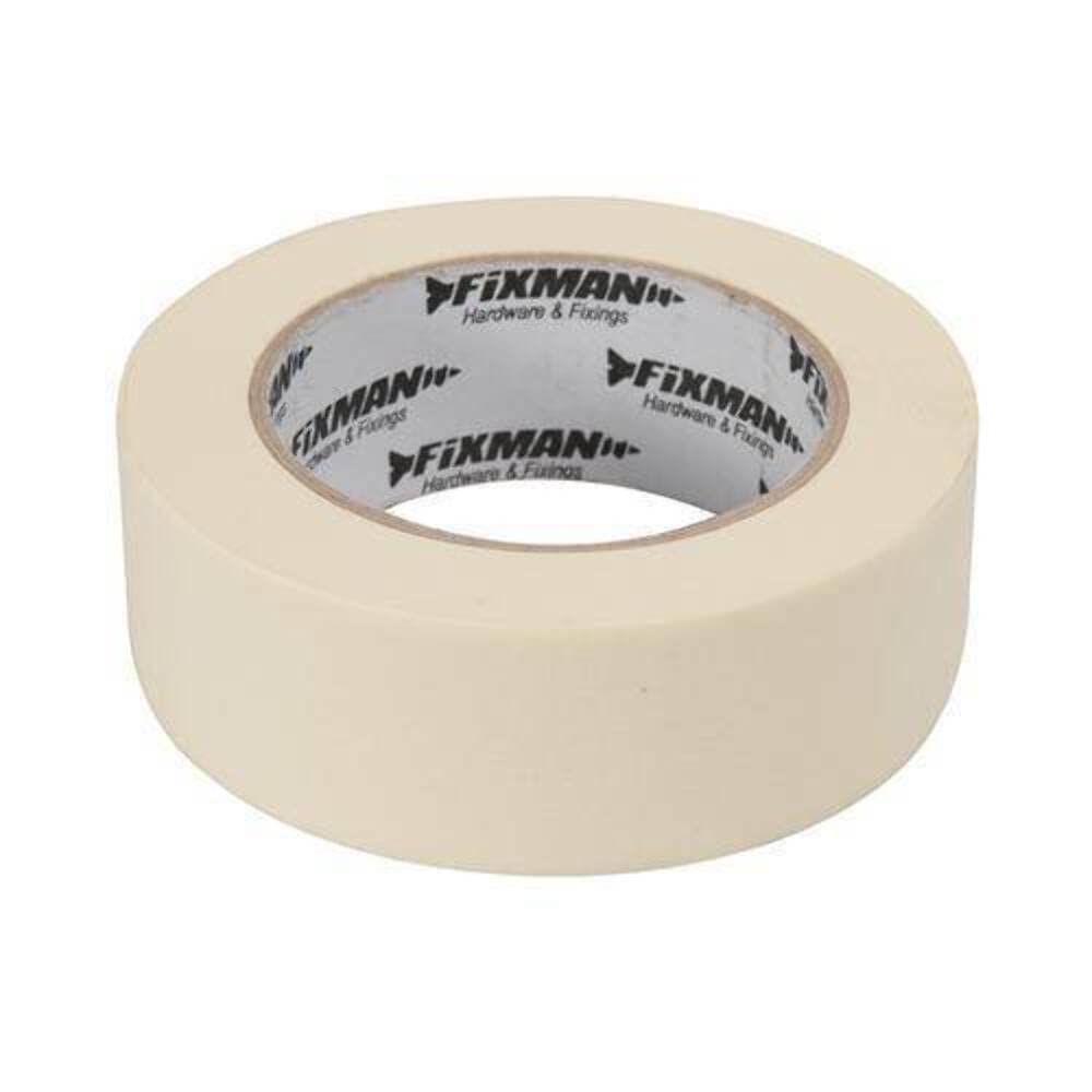 Fixman 187691 Masking Tape 38 mm x 50m,White