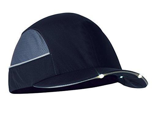 Ergodyne Skullerz 8960 Bump Cap with LED Brim Lighting, Long Brim, Navy