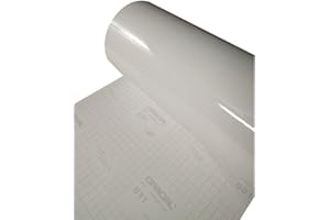ORACAL 651 Clear Transparent Glossy Permanent Adhesive Vinyl (12" x 10ft)