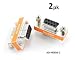 CablesOnline DB9 Null Modem Female to Female Slimline Data Transfer Adapter/Gender Changer , (2-Pack) (AD-N06M-2)