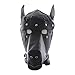 Raycity Black Leather Costume Gimp Mask Hood Style 4…