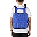 PELLOR Offshore Stand Up Fishing Fighting Belt Shoulder Back Harness Complete Package (Blue)