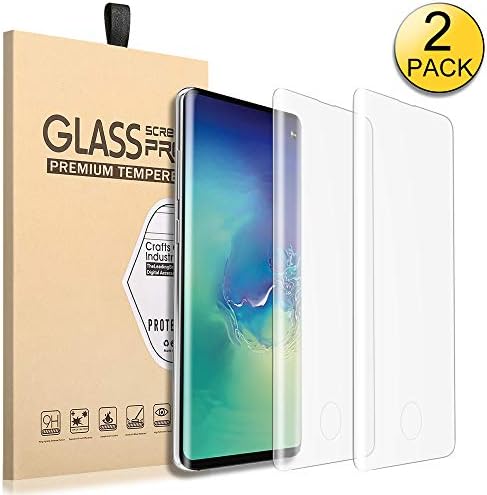 Designed for Samsung Galaxy S10 Tempered Glass Screen Protector， 2-Pack
